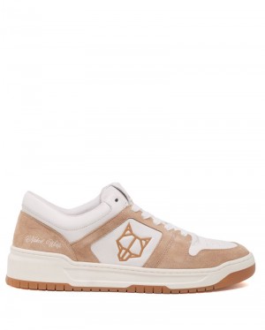 Naked Wolfe CM-01 Bőr Sportcipő Férfi Szürke Barna | Hungary 9420LOTHY