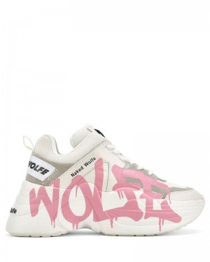 Naked Wolfe Pálya Logo Sportcipő Női Rózsaszín | Hungary 0947OZXKR