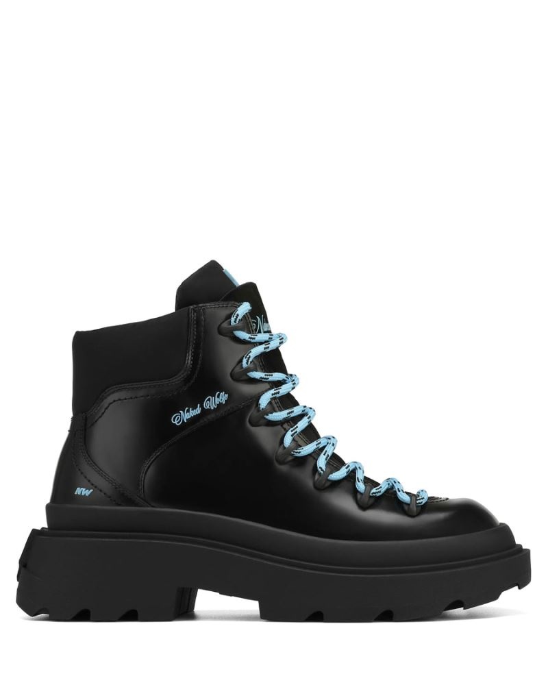 Naked Wolfe Apex Box Bőr Csizma Férfi Fekete | Hungary 6273GYHRT