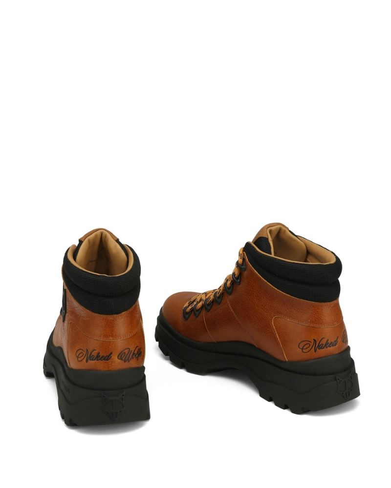 Naked Wolfe Aspen Bőr Csizma Férfi Barna | Hungary 3049UWLZX