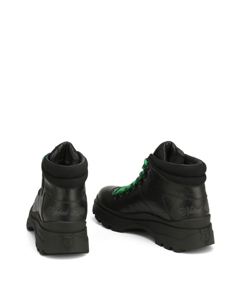 Naked Wolfe Aspen Bőr Csizma Férfi Fekete | Hungary 6301KECWD