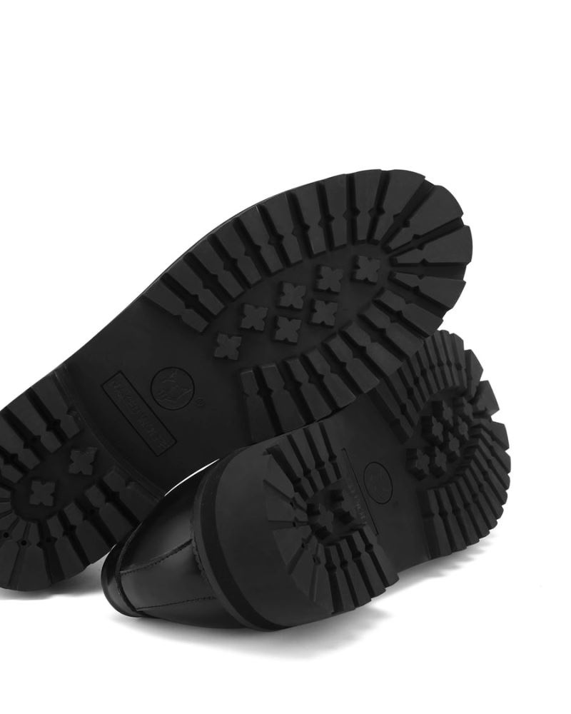 Naked Wolfe Banter Box Bőr Loafers Férfi Fekete | Hungary 1074FUTPW