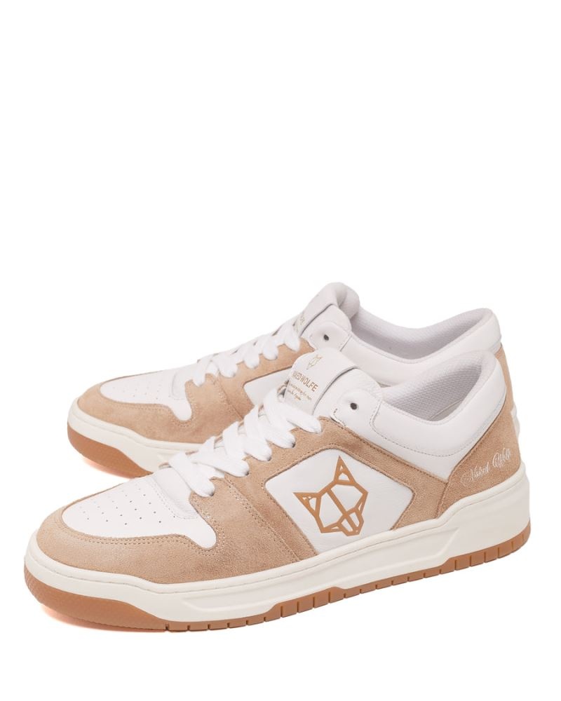 Naked Wolfe CM-01 Bőr Sportcipő Férfi Szürke Barna | Hungary 9420LOTHY