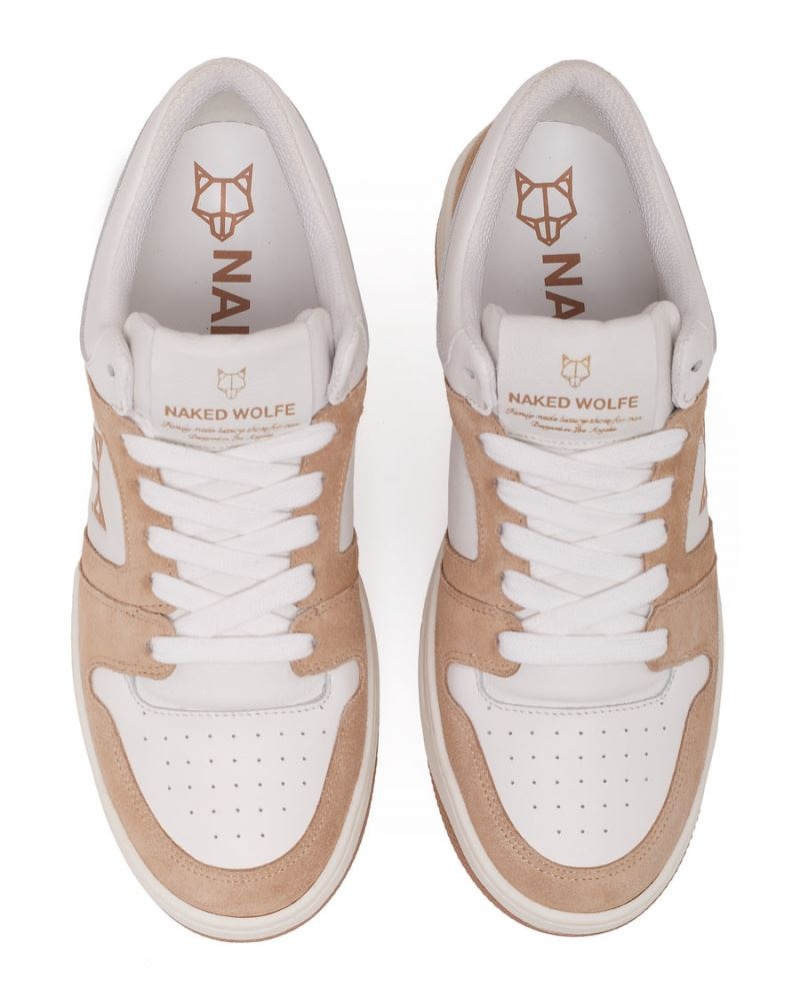 Naked Wolfe CM-01 Bőr Sportcipő Férfi Szürke Barna | Hungary 9420LOTHY