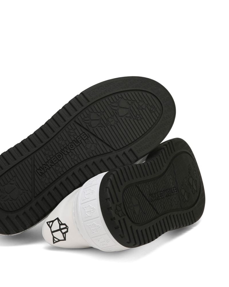 Naked Wolfe Cara Bőr Sportcipő Női Fehér | Hungary 8417LJVRM