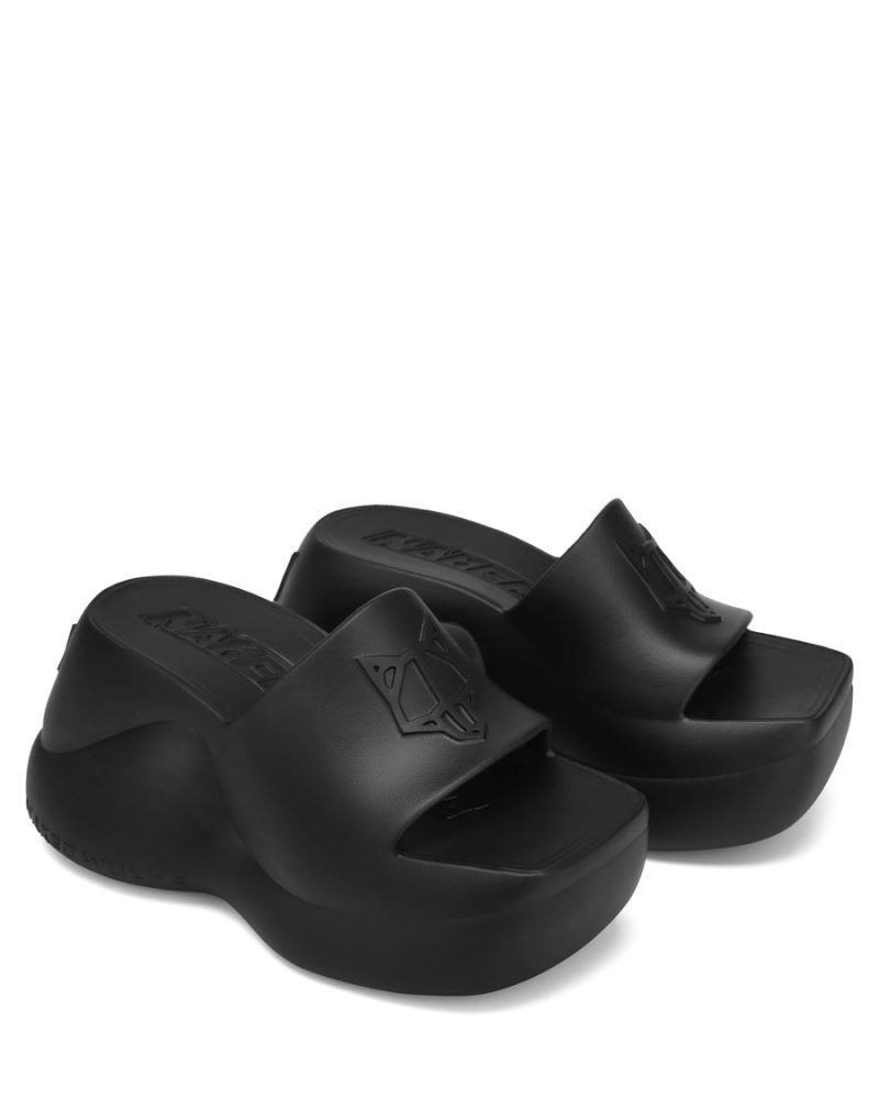 Naked Wolfe Chic Platform Szandál Női Fekete | Hungary 6427PUVJQ