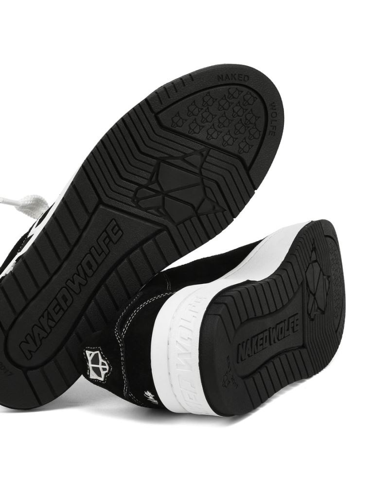 Naked Wolfe Chrome Velúr Sportcipő Férfi Fekete | Hungary 5610TSVWA