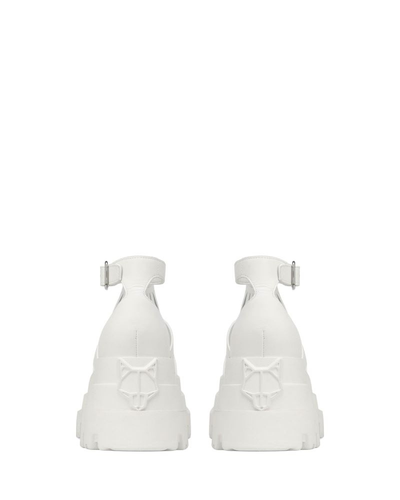 Naked Wolfe Dare Platform Szandál Női Fehér | Hungary 8314MHVUP