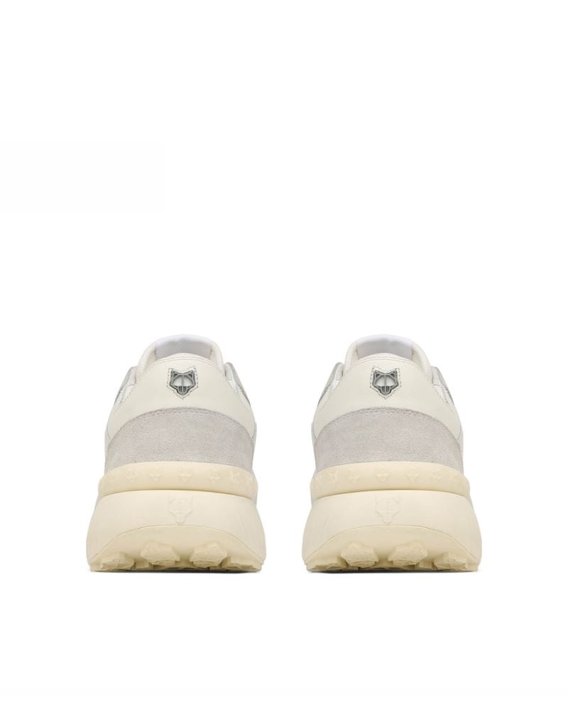 Naked Wolfe Dart Ice Velúr Sportcipő Férfi Krém | Hungary 0156MLRWN