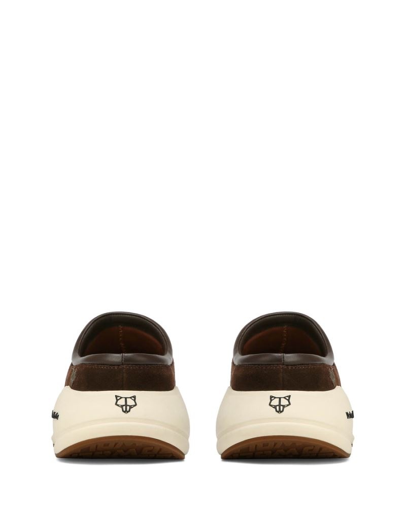 Naked Wolfe Dawn Velúr Combo Papucs Férfi Csokoládé | Hungary 9281RDOUN