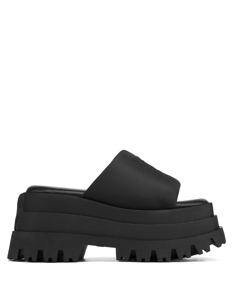 Naked Wolfe Delicious Platform Szandál Női Fekete | Hungary 2059UGNWP