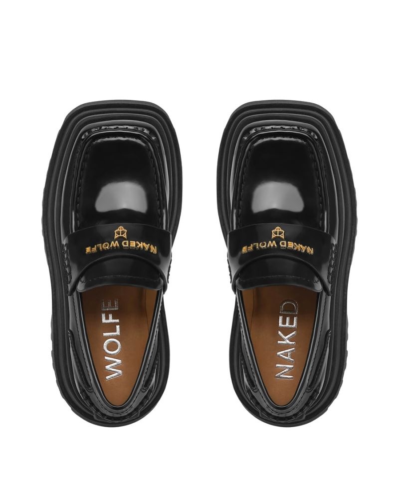 Naked Wolfe Delusion Box Loafers Női Fekete | Hungary 0382NVZIA