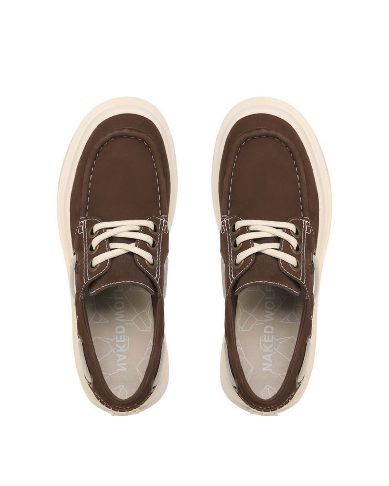 Naked Wolfe Dock Loafers Férfi Barna | Hungary 3218DKFUZ