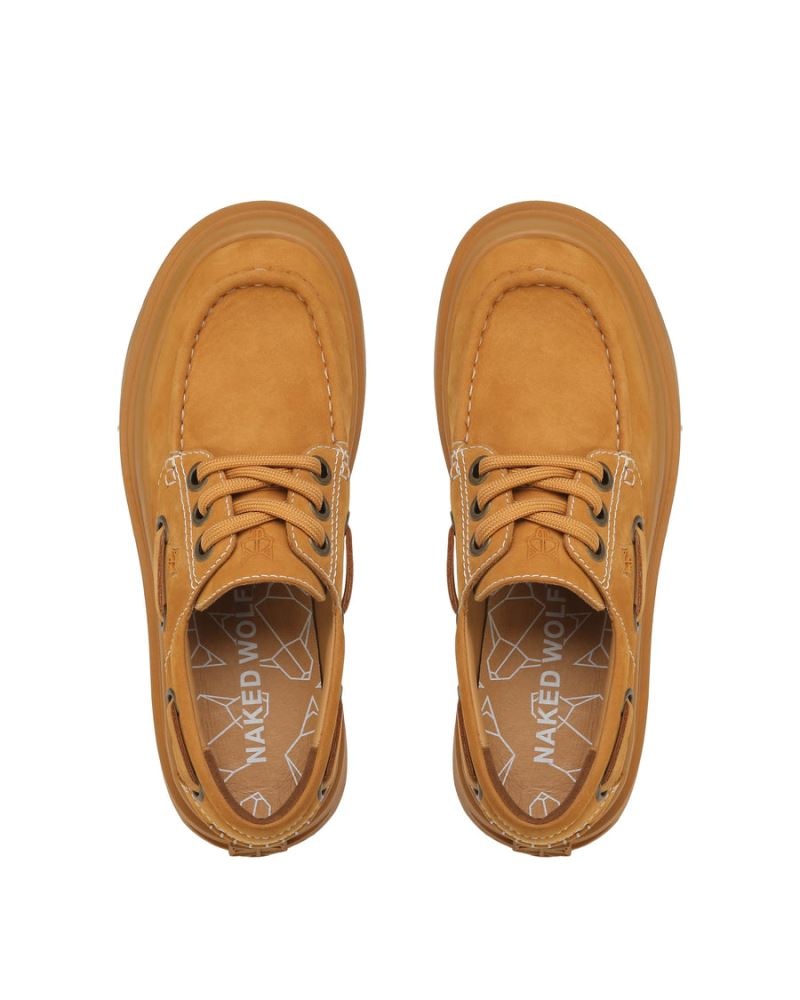 Naked Wolfe Dock Wheat Loafers Férfi Barna | Hungary 7845RPIUB