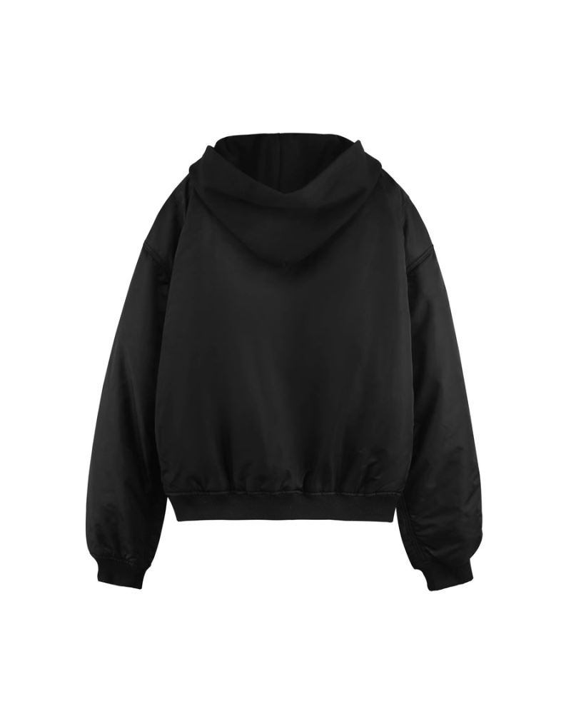 Naked Wolfe Double Sided Bomber Kabát Férfi Fekete | Hungary 0368BGIPO