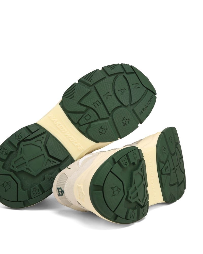 Naked Wolfe Fever Mesh Sportcipő Férfi Fehér | Hungary 7816VRYTZ