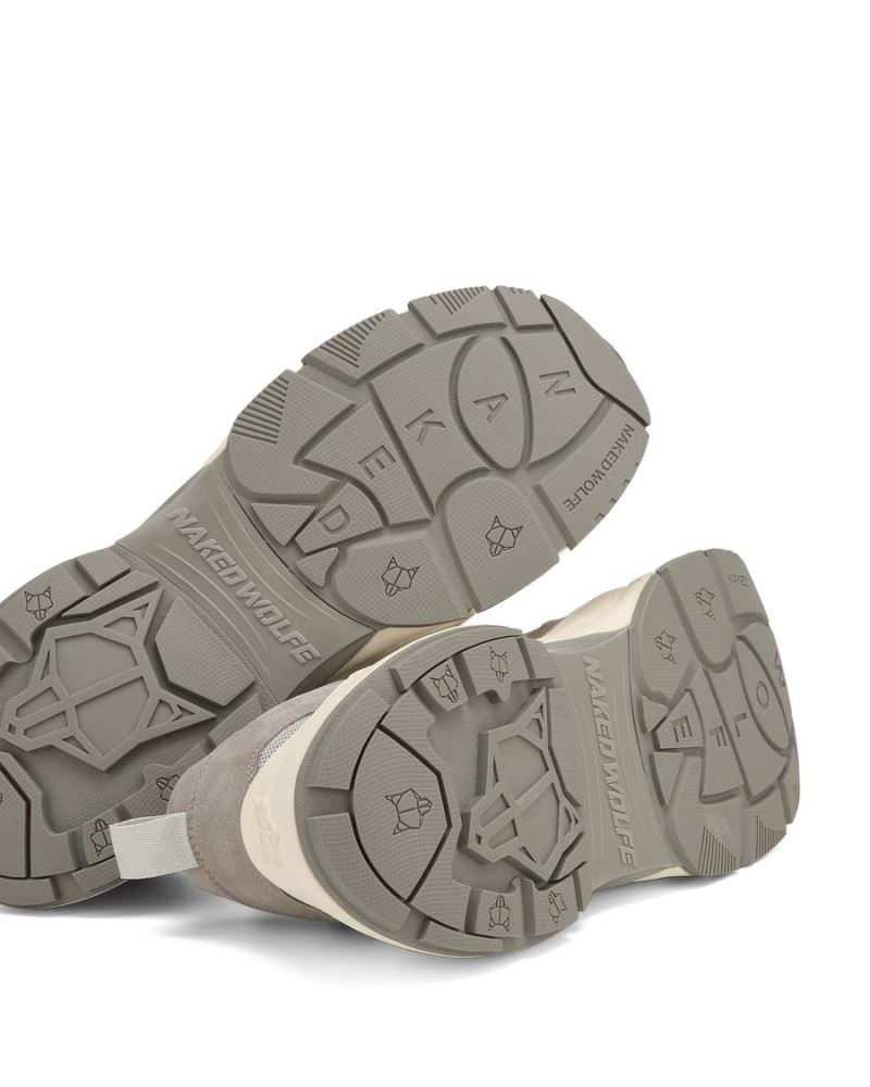 Naked Wolfe Fox Velúr Sportcipő Férfi Szürke | Hungary 3289YHBSX