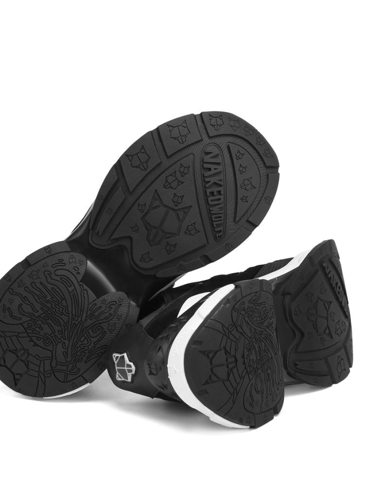 Naked Wolfe Freeway Cow Velúr Sportcipő Női Fekete | Hungary 5379SPWTF