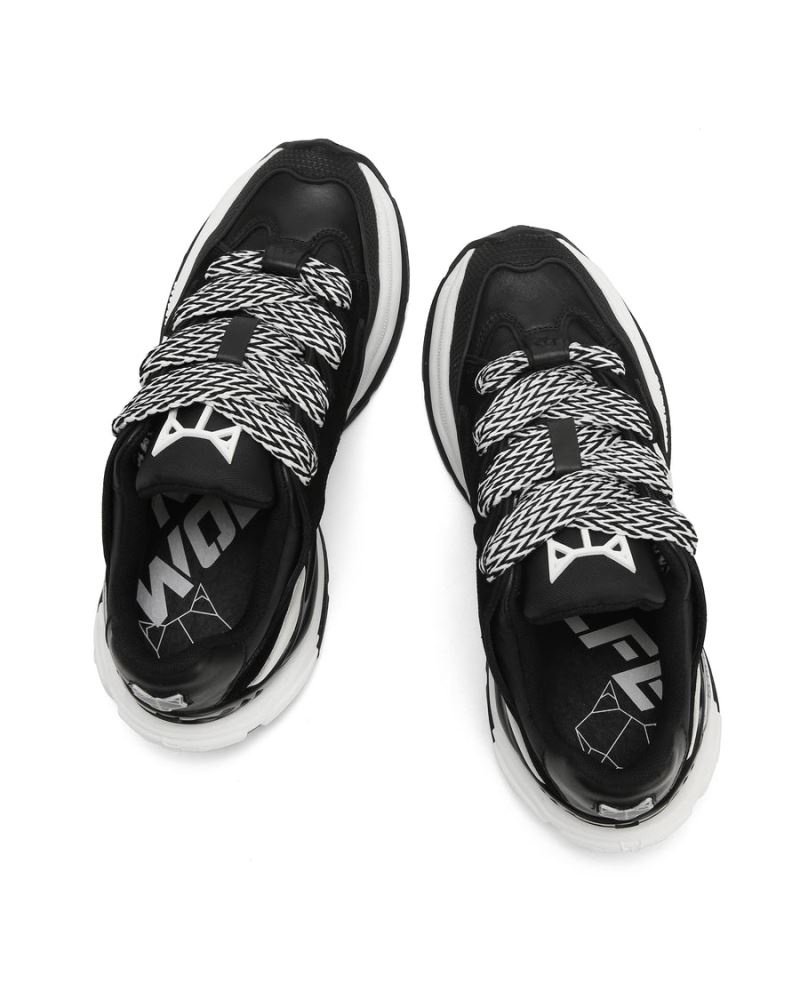 Naked Wolfe Freeway Cow Velúr Sportcipő Női Fekete | Hungary 5379SPWTF