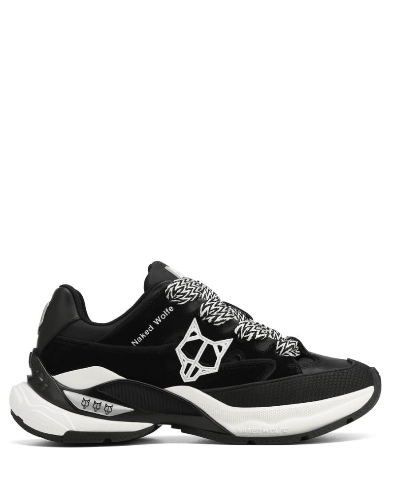 Naked Wolfe Freeway Cow Velúr Sportcipő Női Fekete | Hungary 5379SPWTF