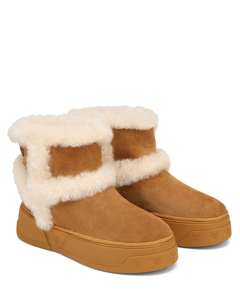 Naked Wolfe K-01 Shearling Csizma Férfi Barna | Hungary 8107TOZAM