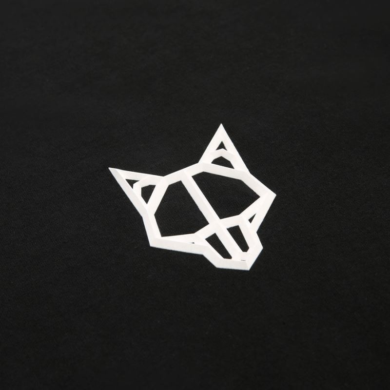 Naked Wolfe Logo Póló Férfi Fekete | Hungary 4851GKWVO