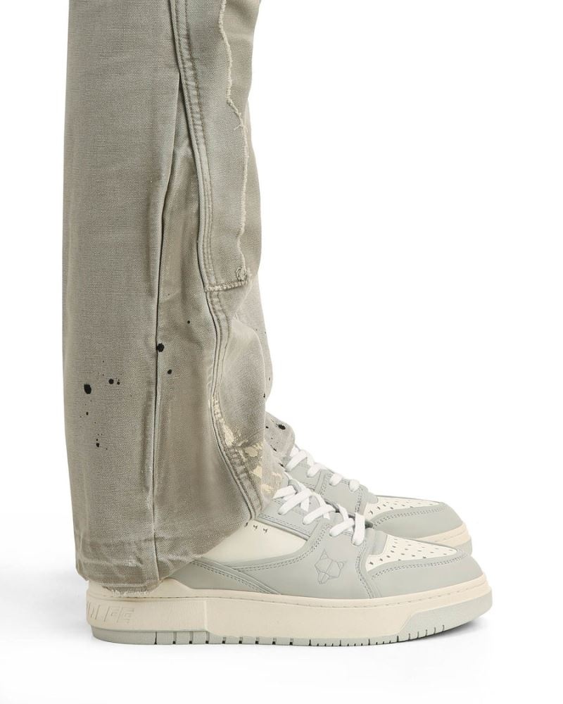 Naked Wolfe NW-01 Bőr Sportcipő Férfi Szürke | Hungary 9723CMLTY