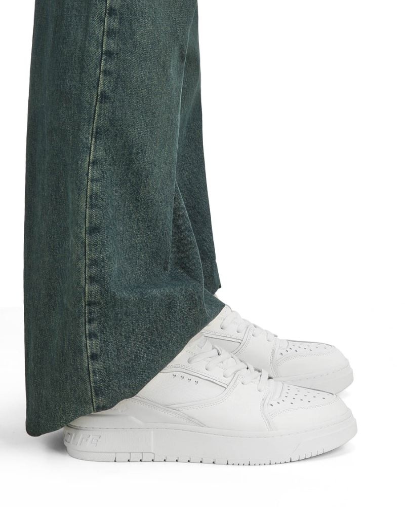 Naked Wolfe NW-01 Triple Bőr Sportcipő Férfi Fehér | Hungary 2350ZYXET