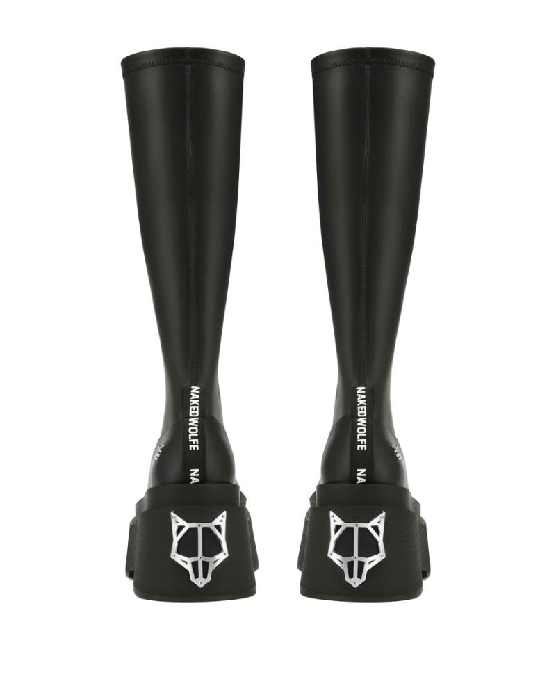 Naked Wolfe Naughty Platform Csizma Női Fekete | Hungary 6513GONBP