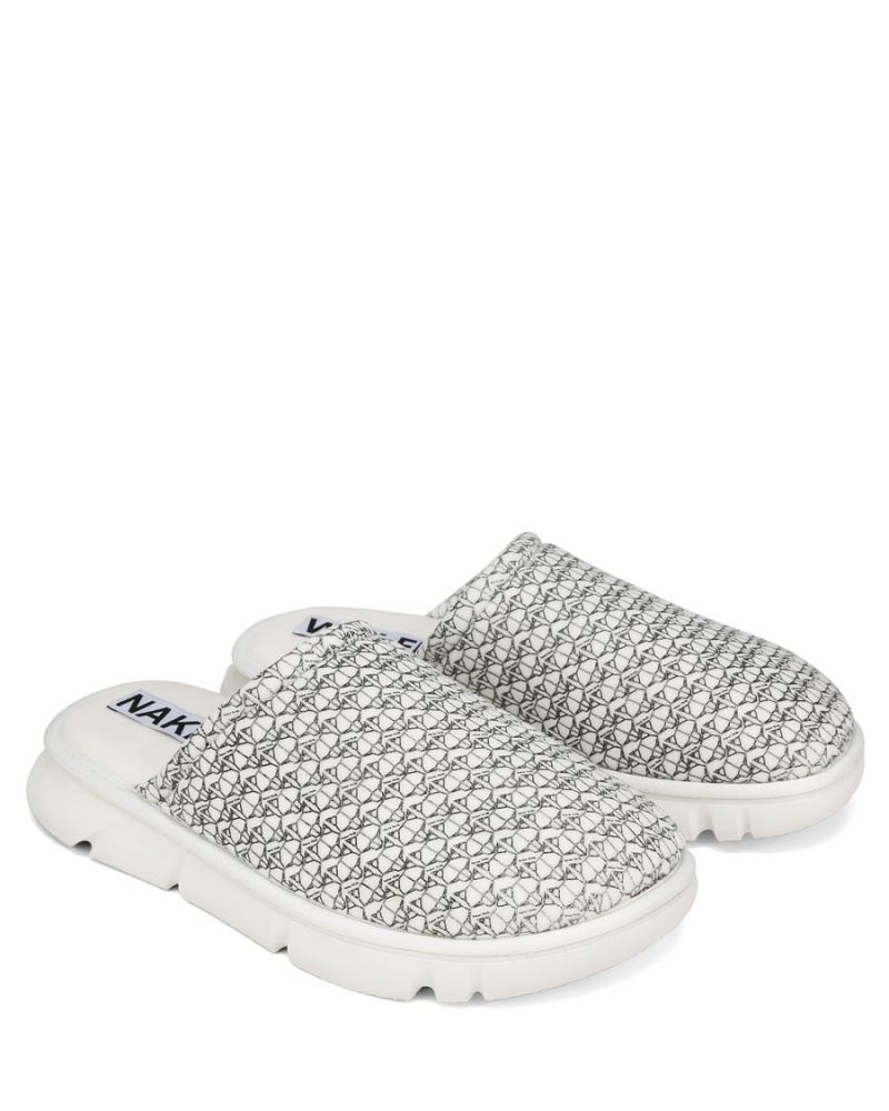 Naked Wolfe Ohio Papucs Férfi Fehér | Hungary 9370ZLFKS