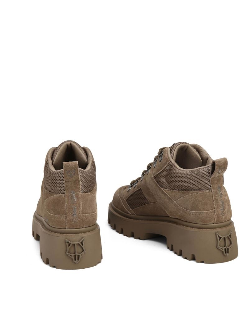 Naked Wolfe Robin Velúr Platform Csizma Női Barna | Hungary 3259PGQRO