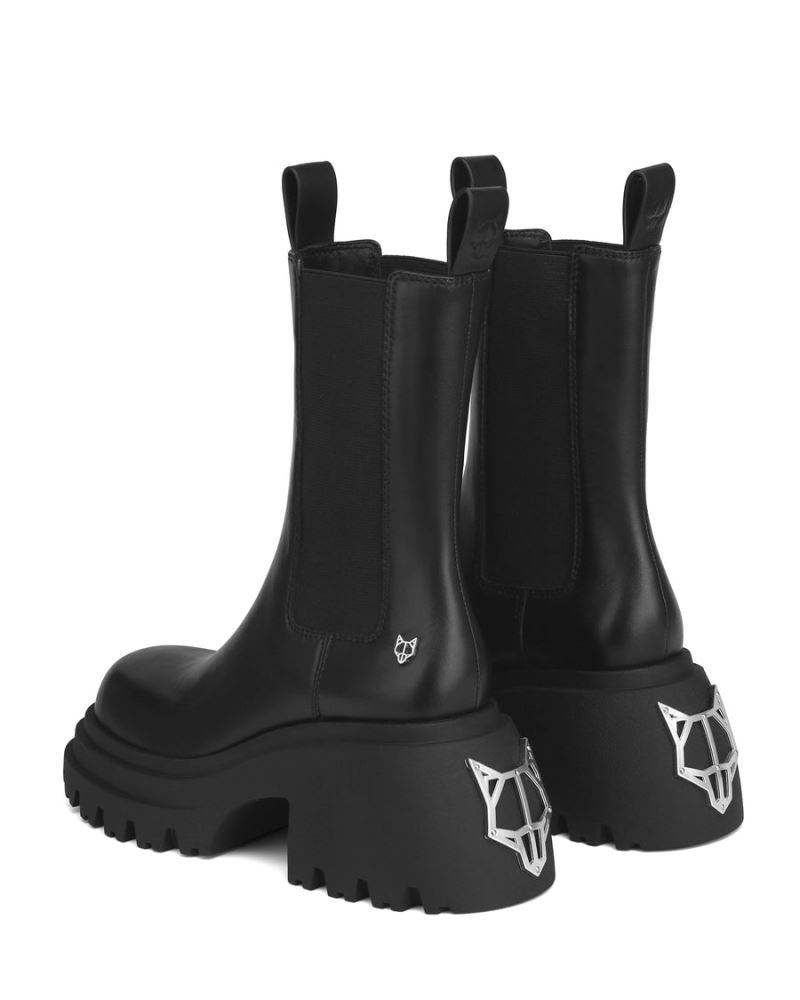 Naked Wolfe Sacrifice Platform Csizma Női Fekete | Hungary 4973OLPRH