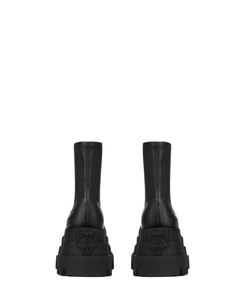 Naked Wolfe Sassy Platform Csizma Női Fekete | Hungary 3962HYUML