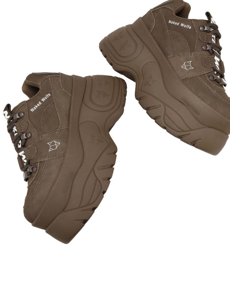 Naked Wolfe Sinner Sportcipő Női Csokoládé | Hungary 8341UOZYM