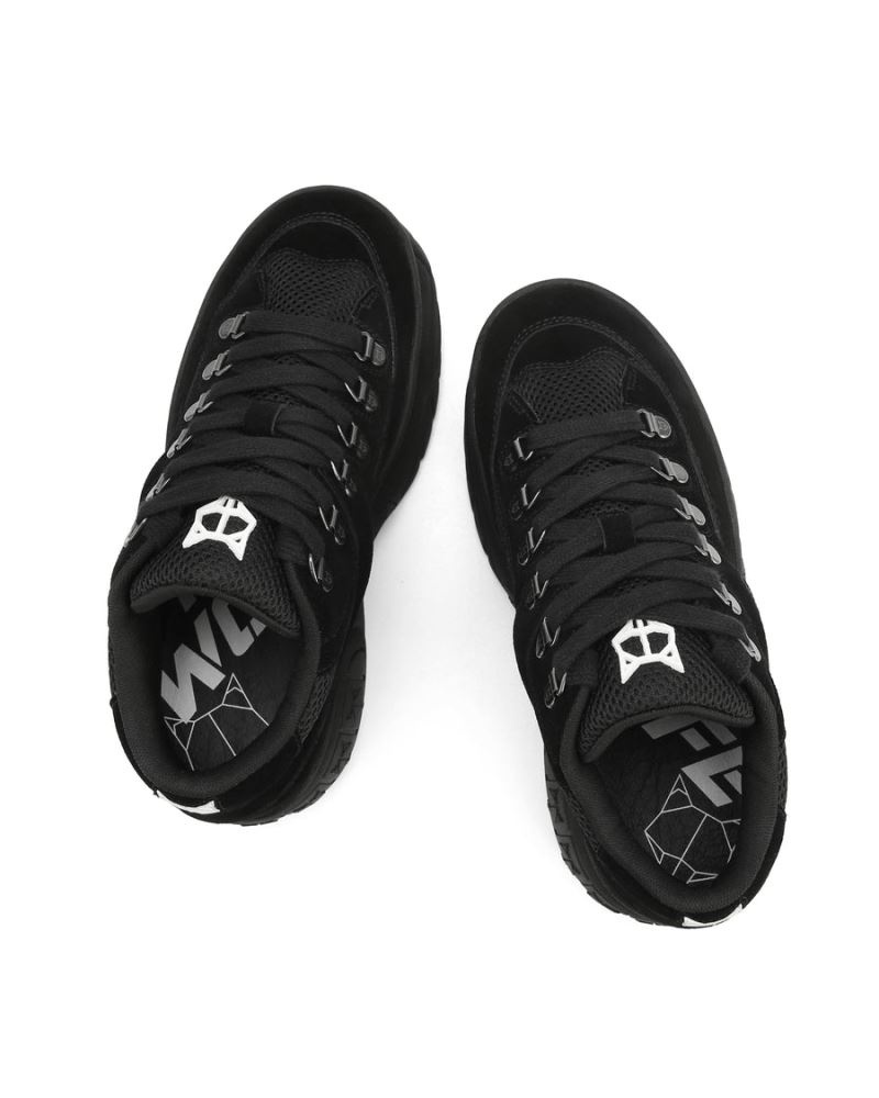 Naked Wolfe Slash Kid Velúr Sportcipő Női Fekete | Hungary 8237HIZCG