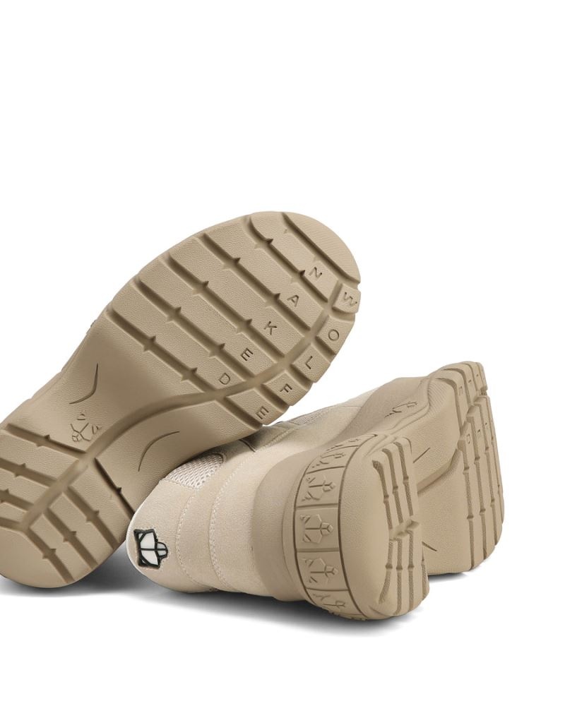 Naked Wolfe Slash Kid Velúr Sportcipő Női Szürke Barna | Hungary 0142YXMUJ