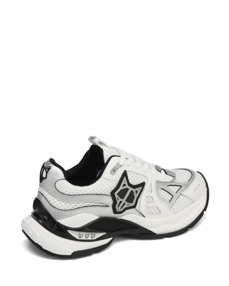 Naked Wolfe Smash Mesh Sportcipő Női Fehér Titán | Hungary 3647FRZDQ