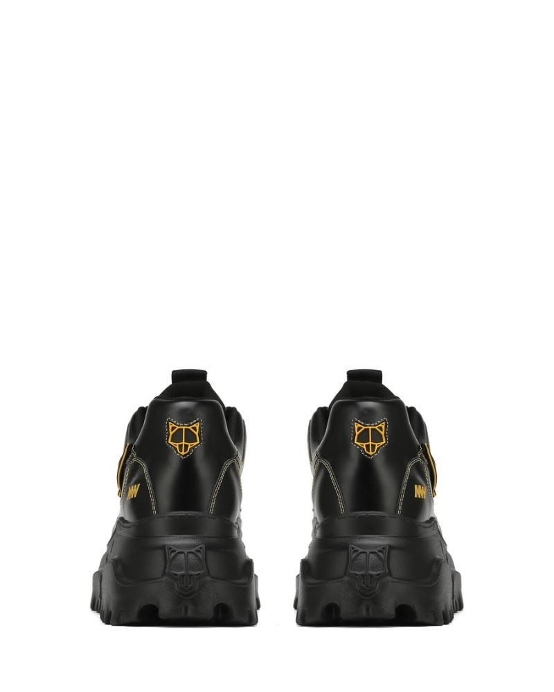 Naked Wolfe Stitch Box Bőr Csizma Férfi Fekete | Hungary 0985YKZFS