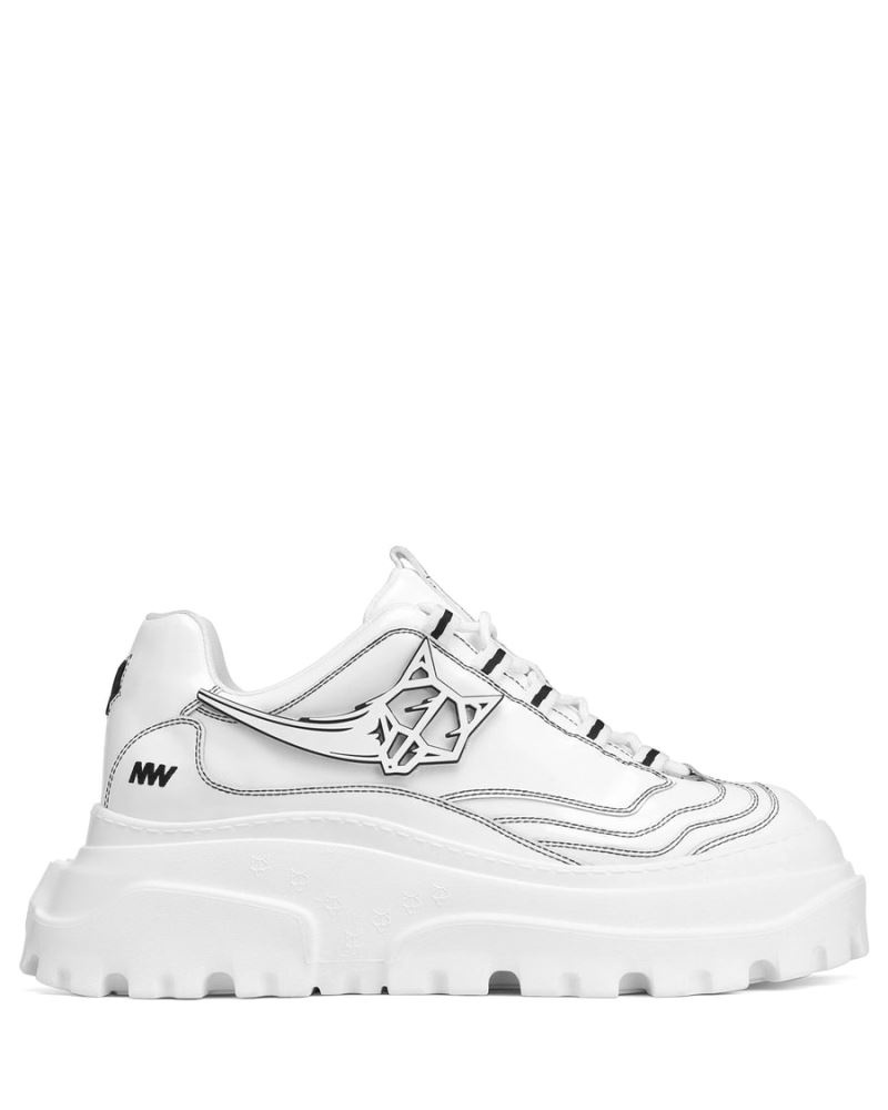 Naked Wolfe Stitch Box Bőr Csizma Férfi Fehér | Hungary 1064PGVSJ