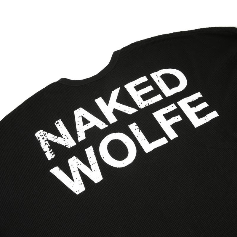 Naked Wolfe Thermal Pulóverek Férfi Fekete | Hungary 7205ZNLOJ