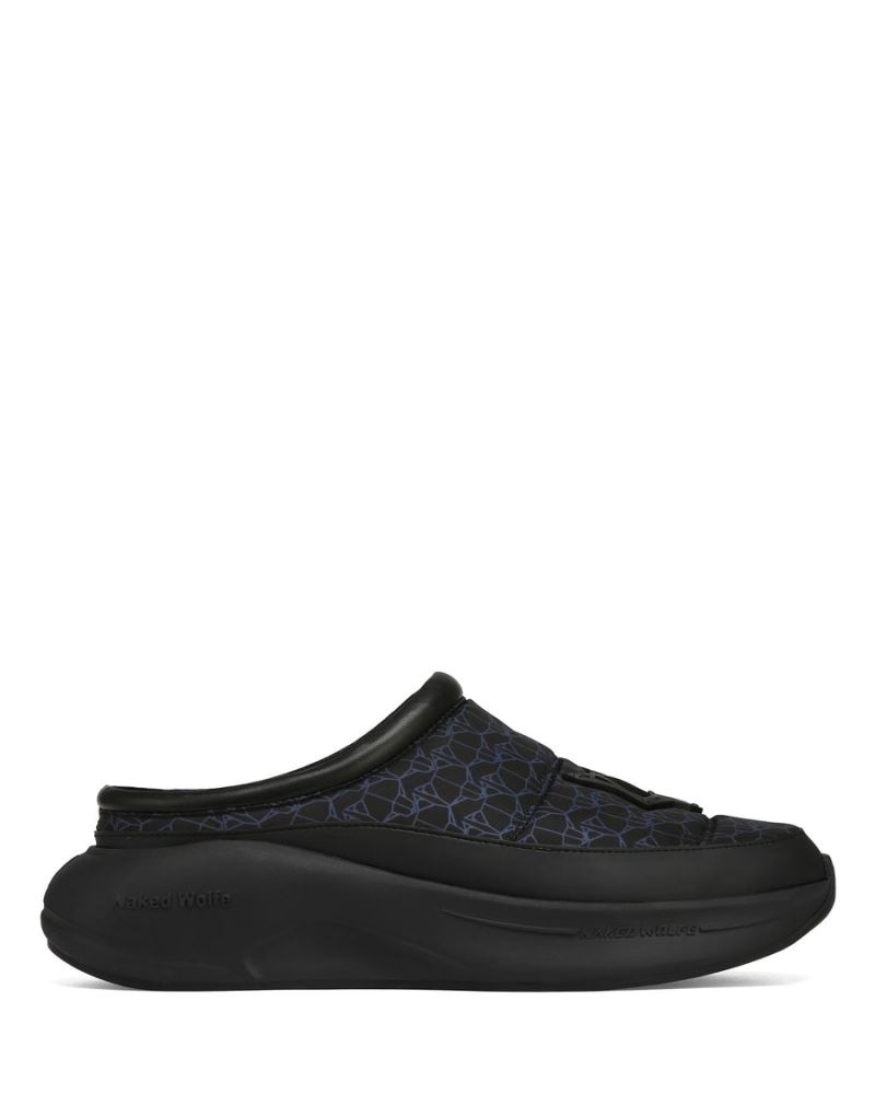 Naked Wolfe Tide Triple Papucs Férfi Fekete | Hungary 4385UBLAP