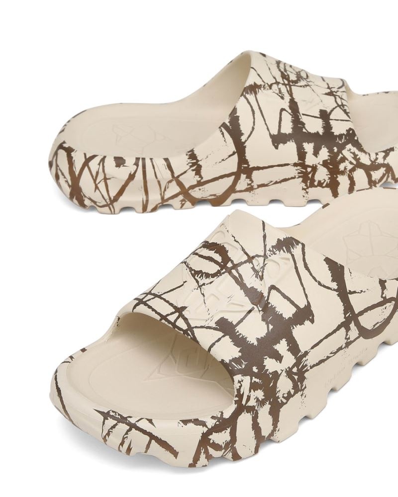 Naked Wolfe Tommy Stone Graffiti Papucs Férfi Fehér | Hungary 6790TKPSV