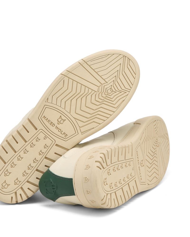 Naked Wolfe Típusok-R Bőr Combo Sportcipő Férfi Bézs | Hungary 9328TIWRN