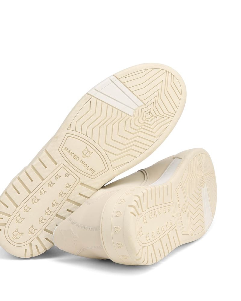 Naked Wolfe Transmission Bőr Sportcipő Férfi Bézs | Hungary 0258ZFTIB