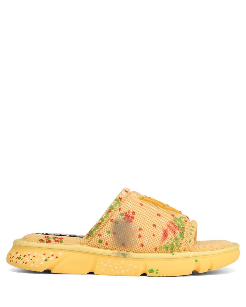 Naked Wolfe Vegas Mesh Papucs Férfi Sárga | Hungary 6591GMXBZ
