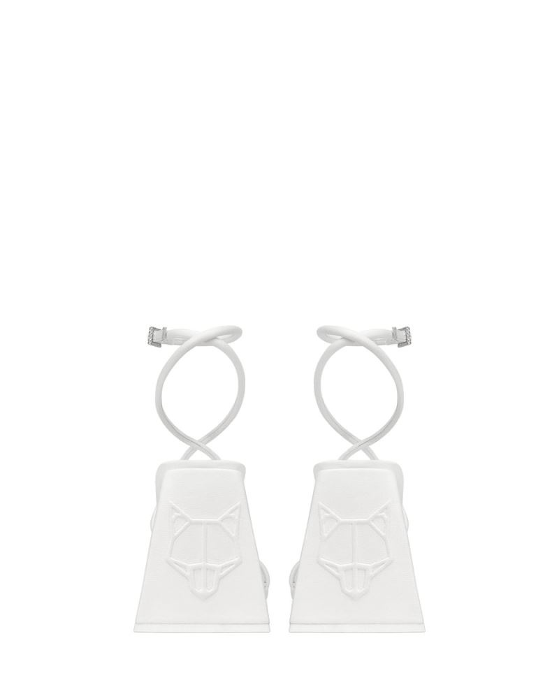 Naked Wolfe Vergie Bőr Magassarkú Női Fehér | Hungary 0867NYVSX