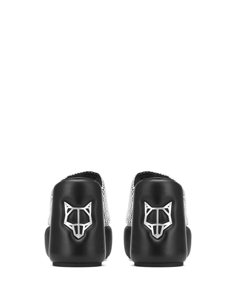 Naked Wolfe Wow Diamonds Platform Szandál Női Fekete | Hungary 7025OVJQR