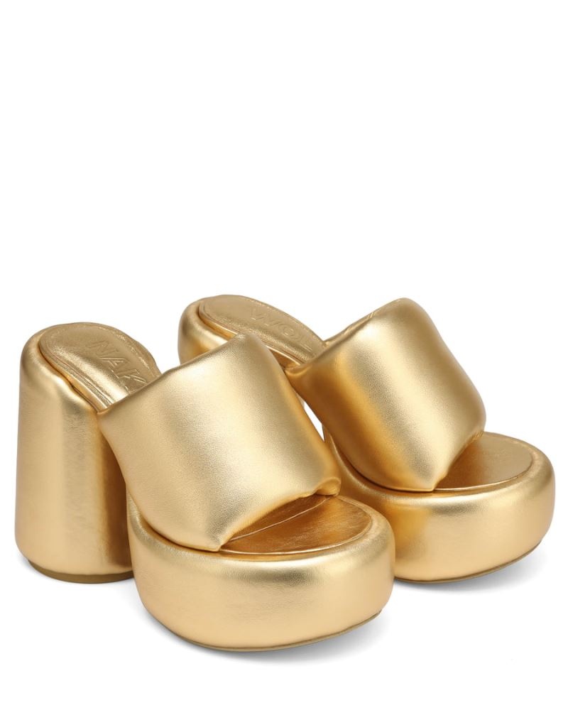 Naked Wolfe Wow Platform Szandál Női Arany | Hungary 6837WVTZU