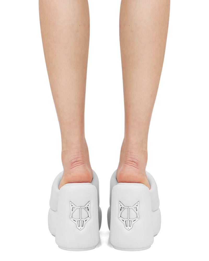 Naked Wolfe Wow Platform Szandál Női Fehér | Hungary 9021IUSAY