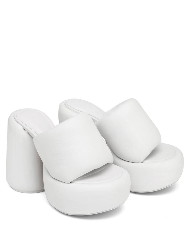 Naked Wolfe Wow Platform Szandál Női Fehér | Hungary 9021IUSAY